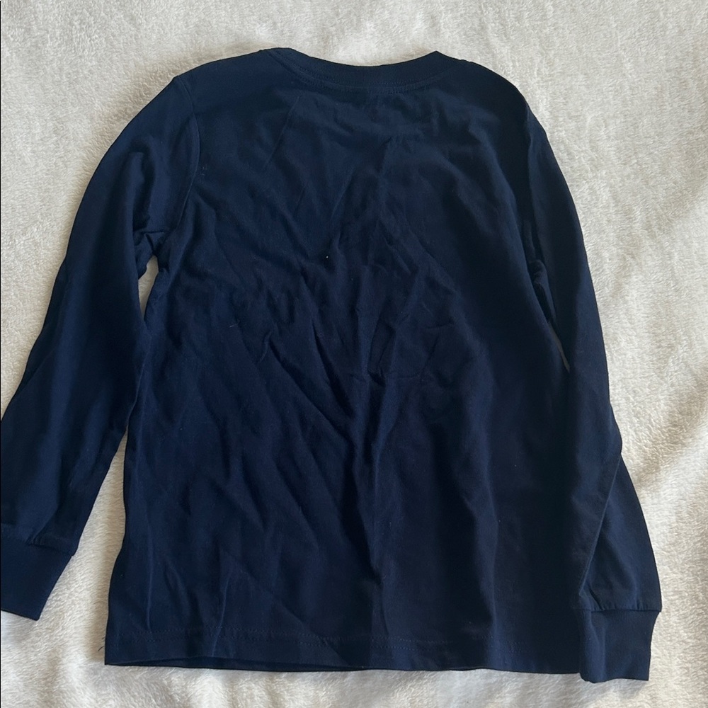 NWT Polo by Ralph Lauren Kids Dark Blue Long Sleeve Tee - Picture 4 of 5